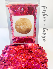Large Chunky 10g Glitter Bag - Fushia